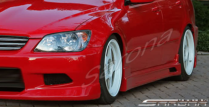 Custom Lexus IS300  Sedan Side Skirts (2000 - 2005) - $390.00 (Part #LX-023-SS)